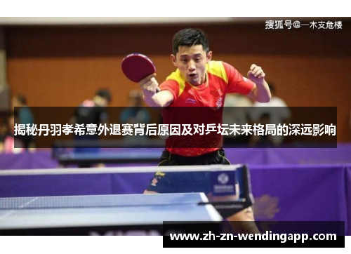 揭秘丹羽孝希意外退赛背后原因及对乒坛未来格局的深远影响